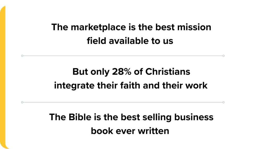 faith-based business network, Christian leadership network, faith and work community